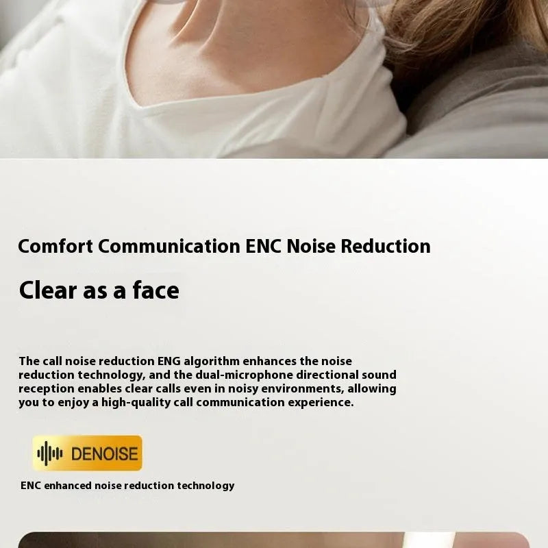 Wireless sports headset with hanging ear design, black top version, digital display, PC ABS material