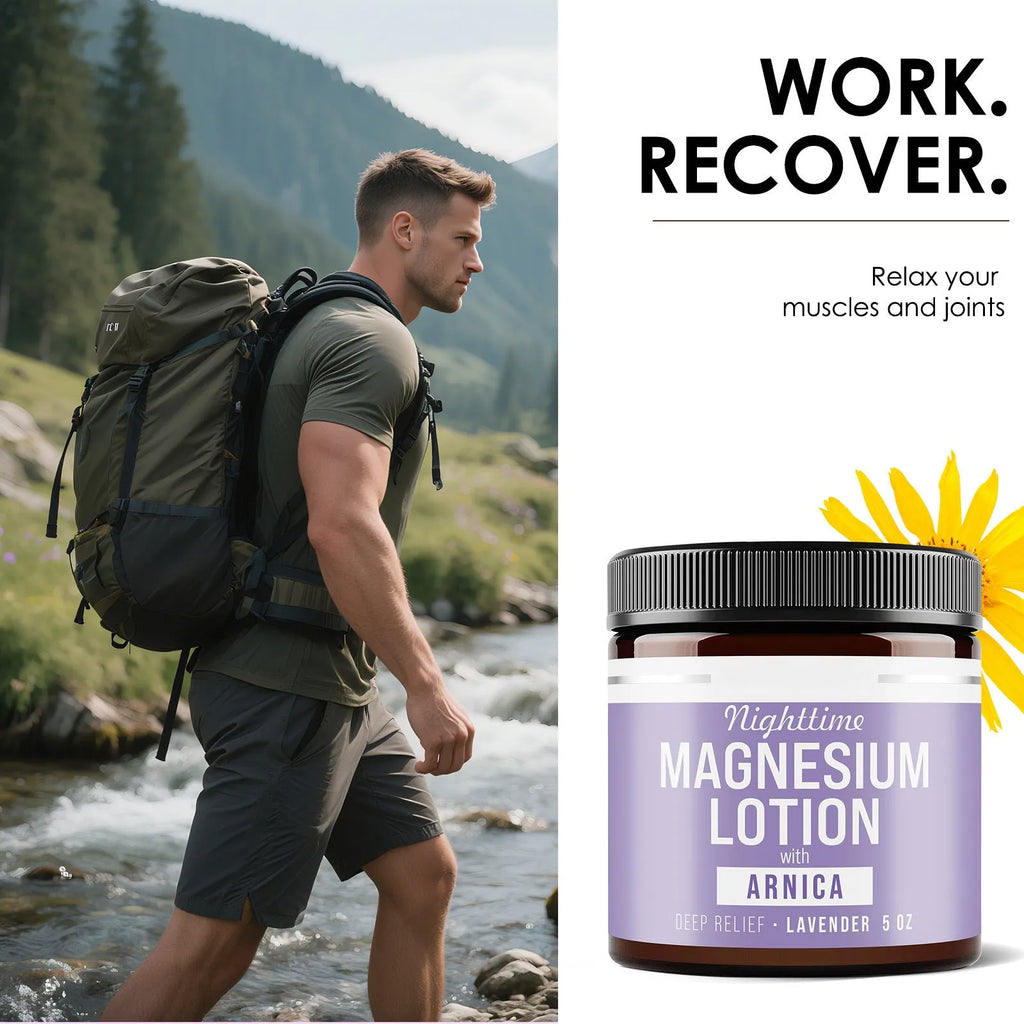150ml tub of magnesium body butter cream with shea butter and grape seed oil