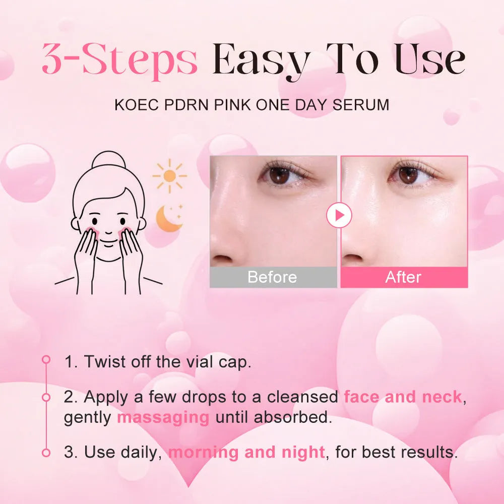 KOEC Powder Polypeptide disposable moisturising sheet masks 10-pack with latex material