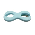 Blue cylindrical memory foam cervical pillow for neck support in 6cm and 9cm thickness options