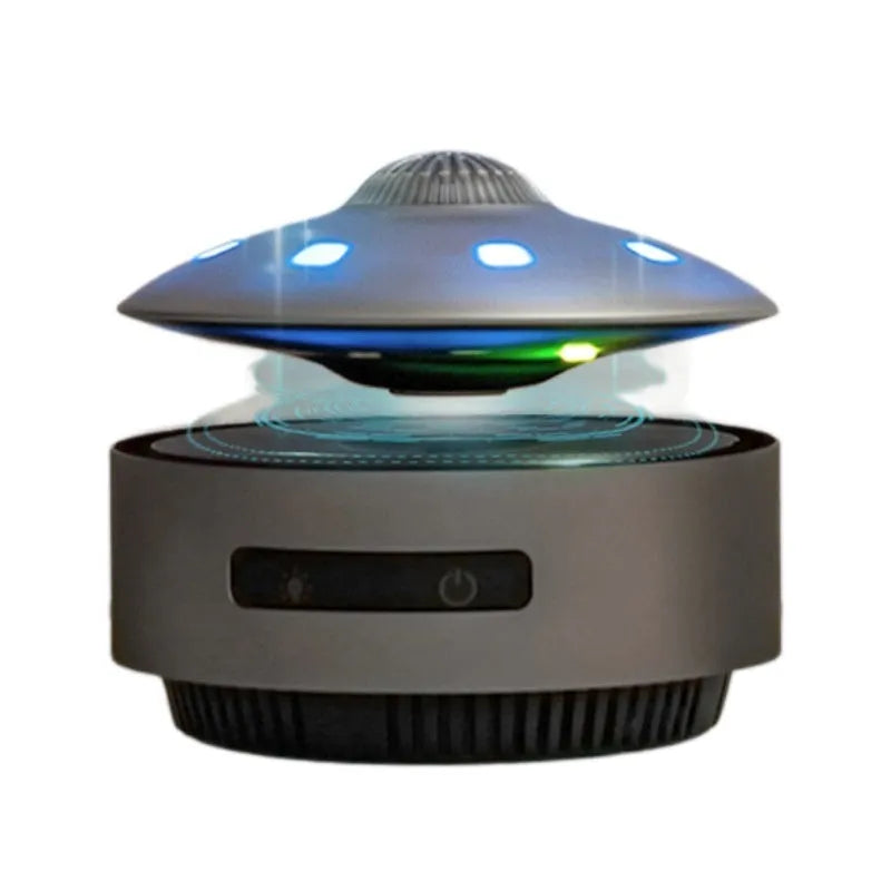 Automatic lifting magnetic levitation Bluetooth speaker in automatic lifting audio colour with ABS construction
