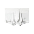 Seamless men's modal underwear in green colour showing mid-waist design and solid colour construction