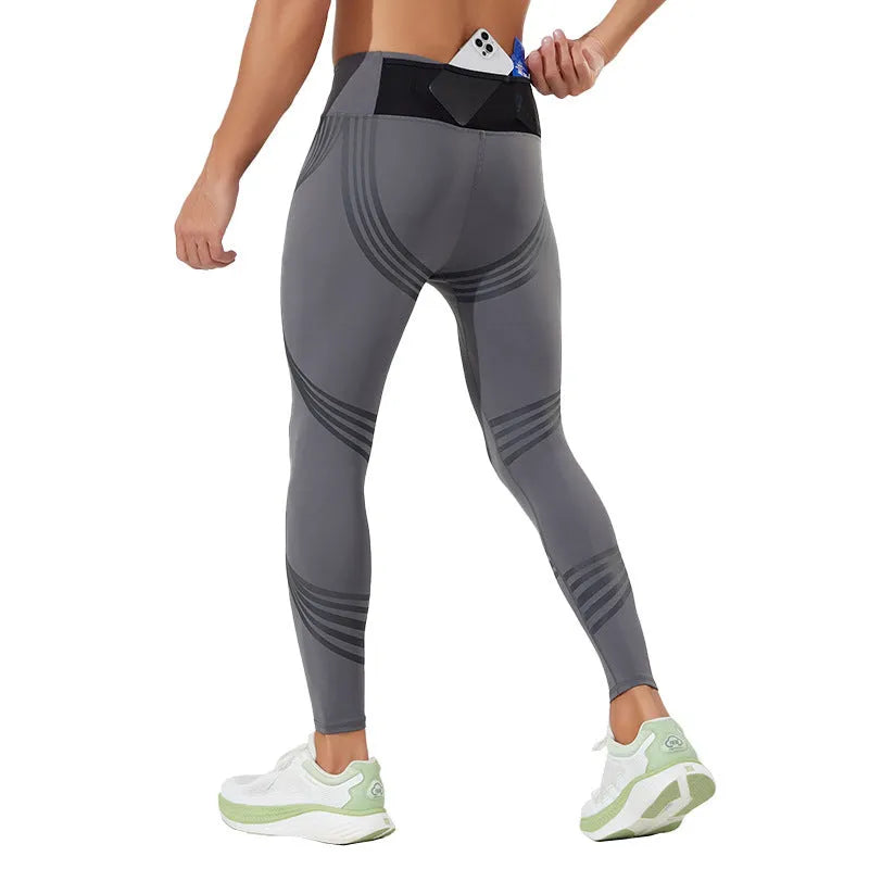 Men's and women's yoga pants sports tight trousers in polyester fibre, sizes S to XXL, black navy grey light blue