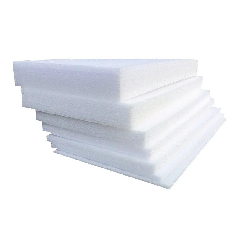 White high-density EPE pearl cotton foam board measuring 200 cm by 100 cm.