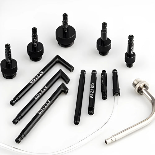 13-piece automatic transmission oil refuelling kit with transmission injector tool