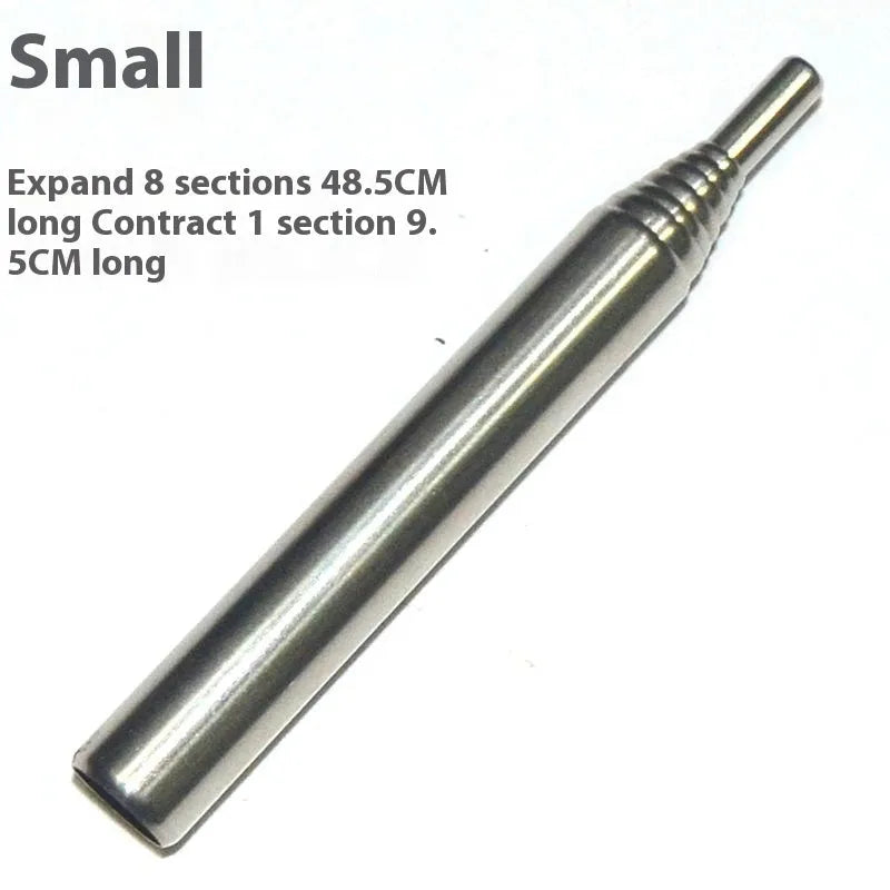 Stainless steel outdoor fire blowing stick camping picnic tool portable ultra-light reusable