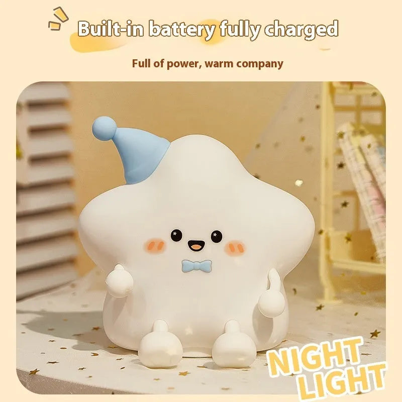 Cute Timing XINGX Pat cartoon night light with geometric stereo shape and remote control