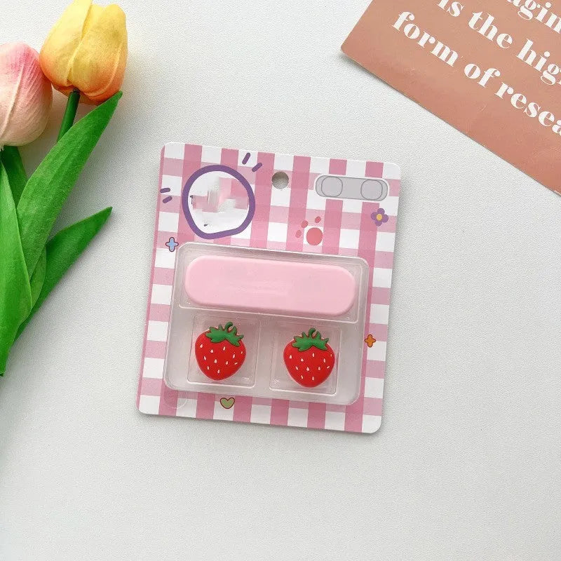 Colourful plastic cartoon magnetic data cable fixer clip for desktop computer cable management
