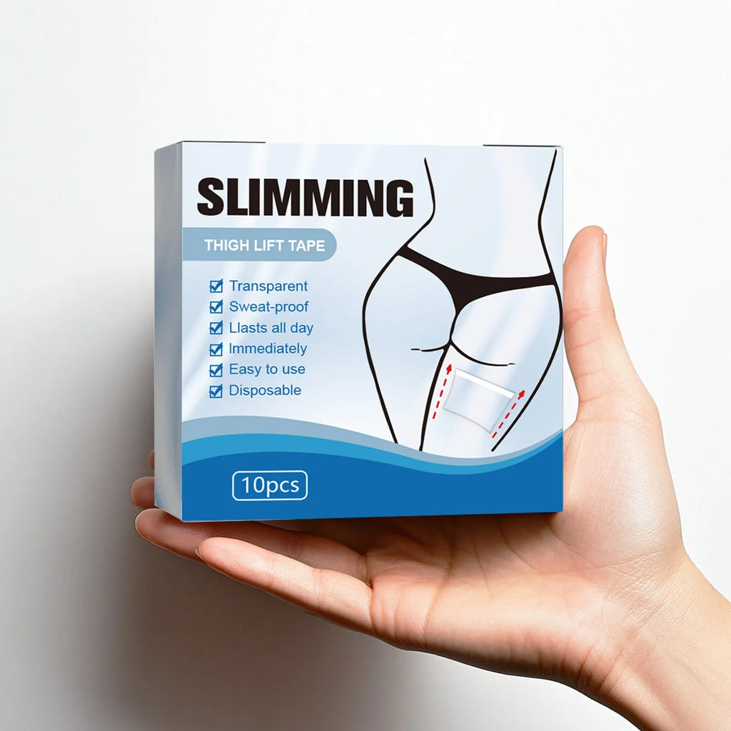 Box of 10 square body shaping patches for slimming and contouring.