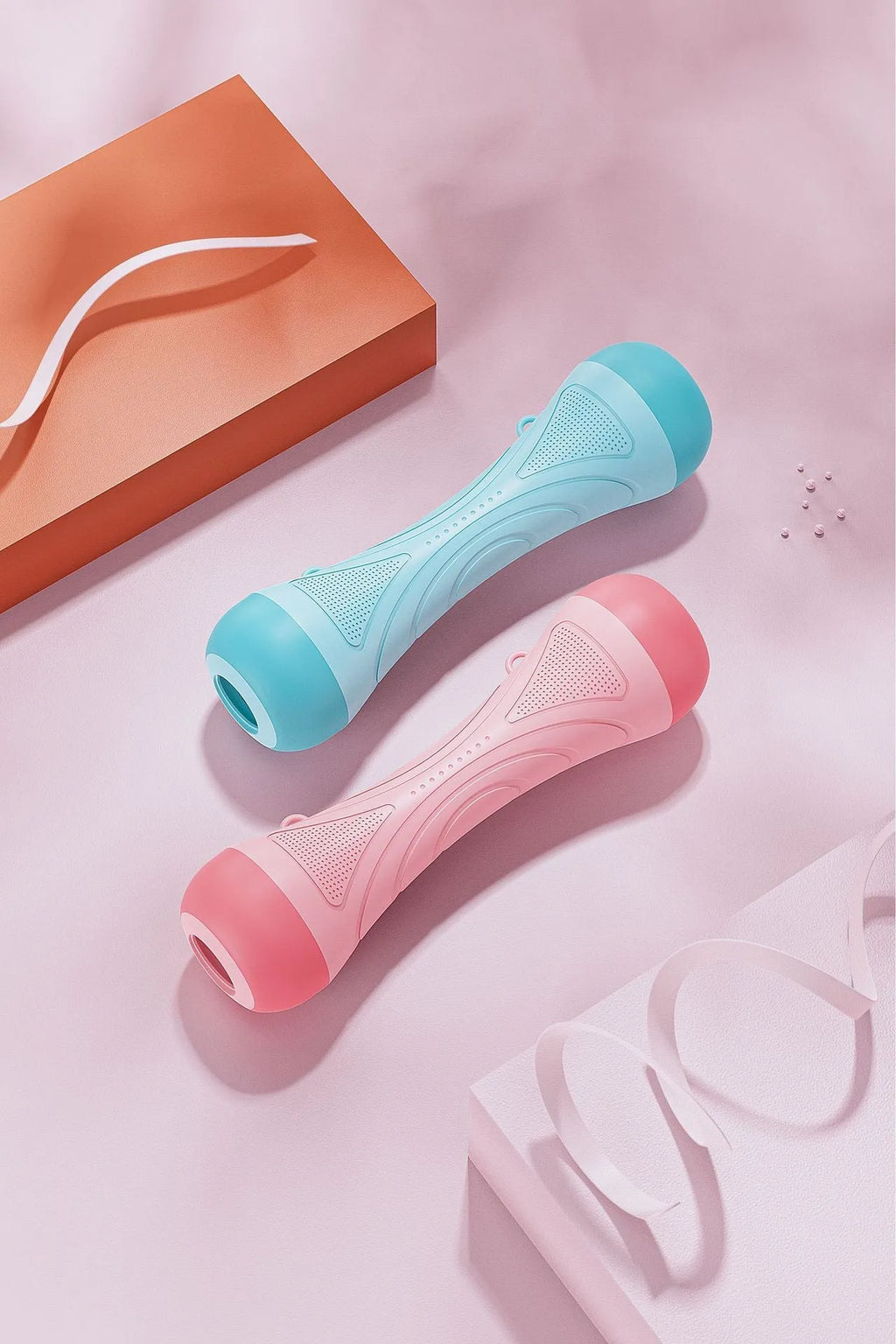 Dumbbell Women's Fitness Home Adjustable Weight Exercise Equipment Unisex Small Dumbbell Steel Nitrile Rubber Nylon Pink Green Off-White 20cm for Home Gym Workout Strength Training