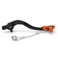Blue KTM02 aluminium roped brake pedal for off-road motorcycle modification