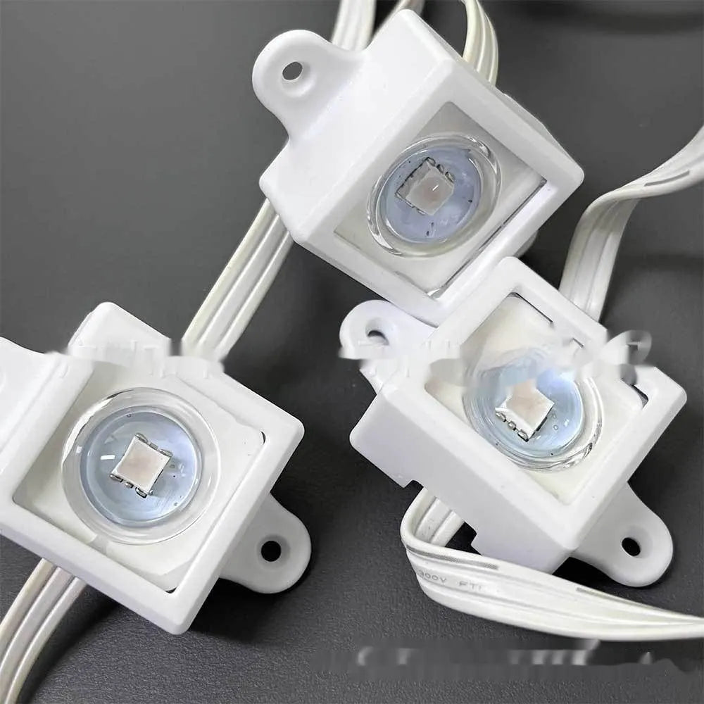 White plastic LED light protective lampshade and diffuser cover measuring 1.7cm by 6cm.