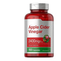 Bottle of 150 apple cider vinegar capsules with Japanese dietary fibre dietary supplement