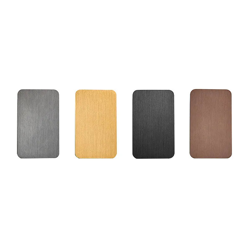 Minimalist Nordic style wall lamp in black finish with selectable LED light colours