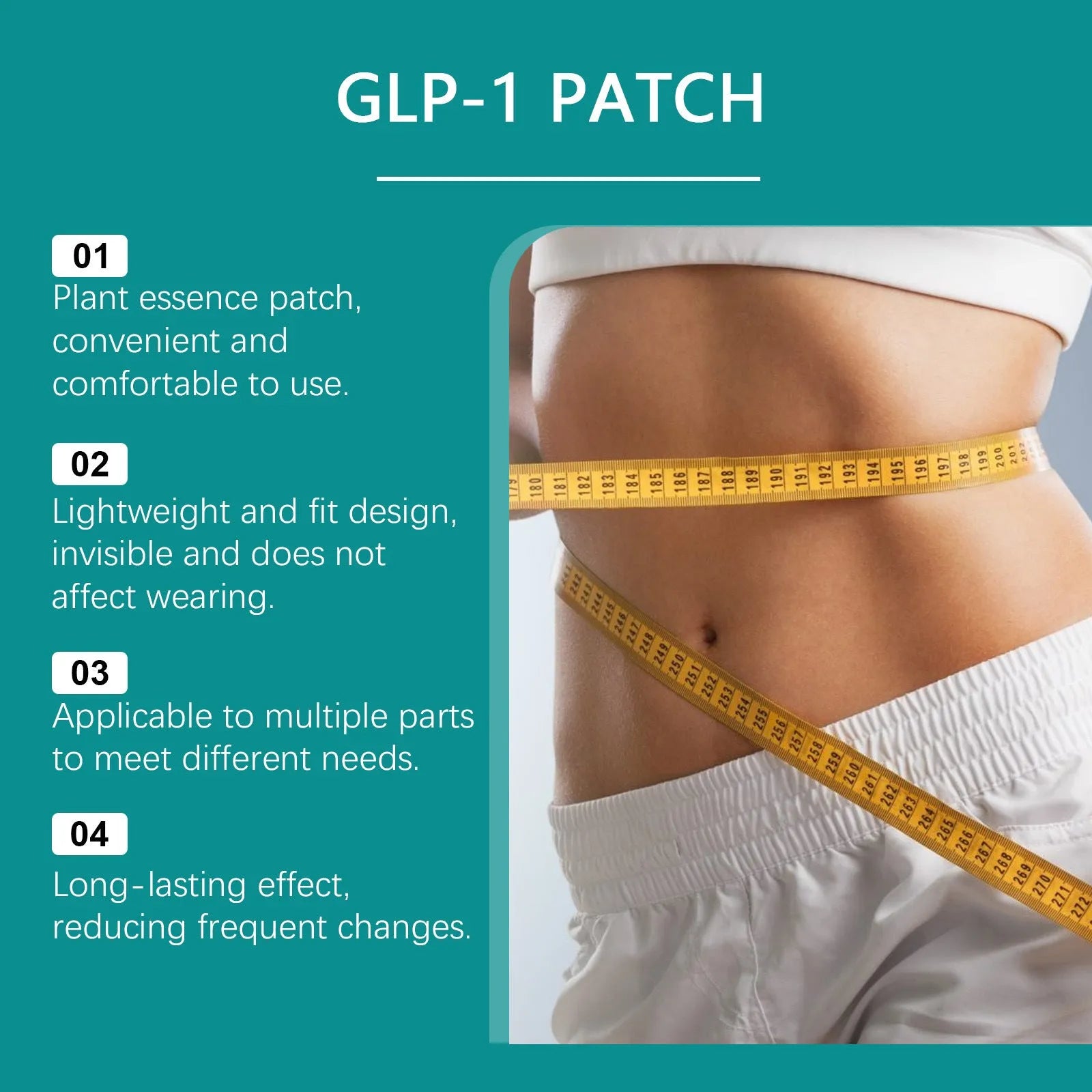 Line Lazy Massage Adhesive Body Patch pack containing 30 patches with botanical ingredients.