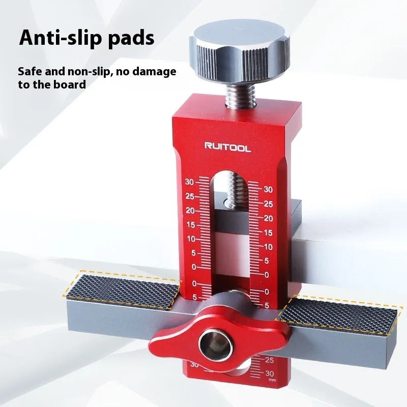 Aluminium alloy cabinet door installation aid tool for woodworking decoration projects