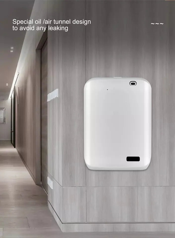 White wall mount essential oil diffuser with smart APP control and 150ml capacity