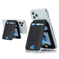 Magnetic card holder phone case for iPhone, strong magnetic adsorption, available in Black Green Pink Purple, protective cover