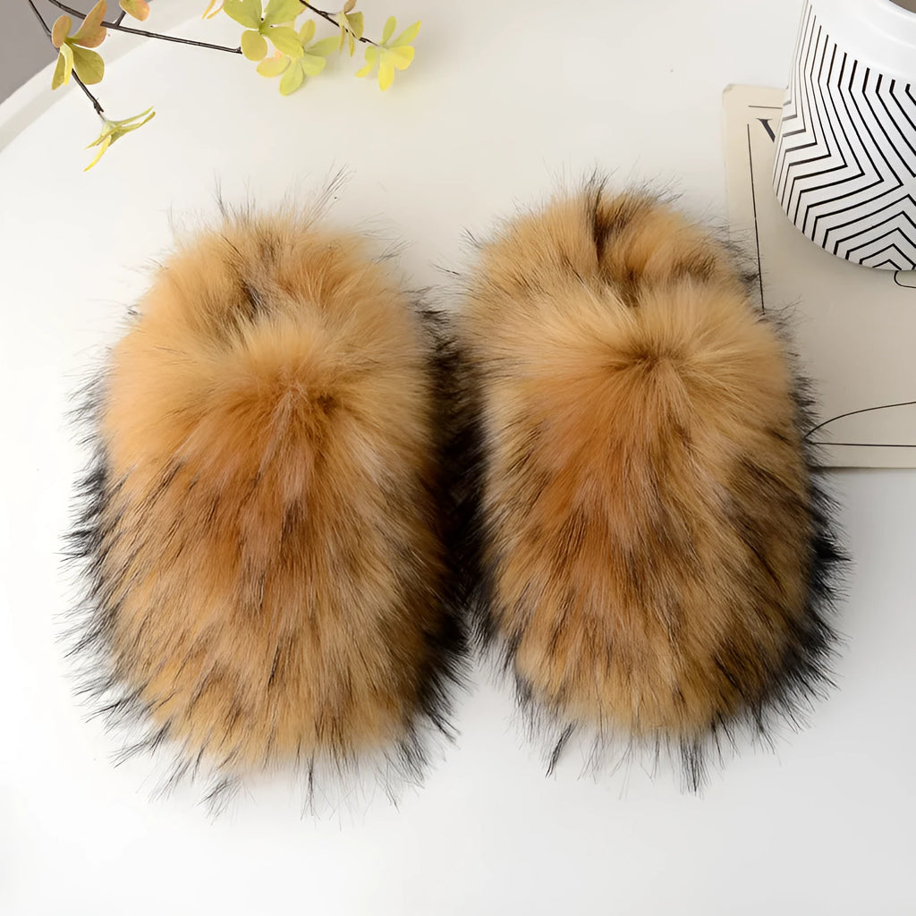 Woolen slippers with USB heating in solid colour, non-slip composite sole, and plush upper for winter home wear