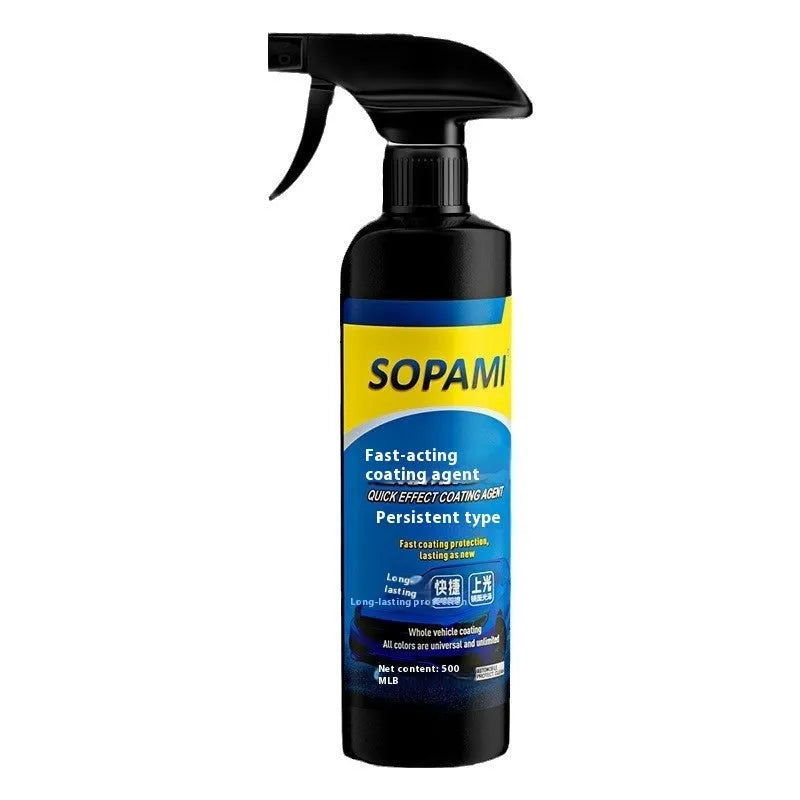 Car paint coating liquid spray for brightening vehicle paintwork, available in 150ml to 1500ml capacities