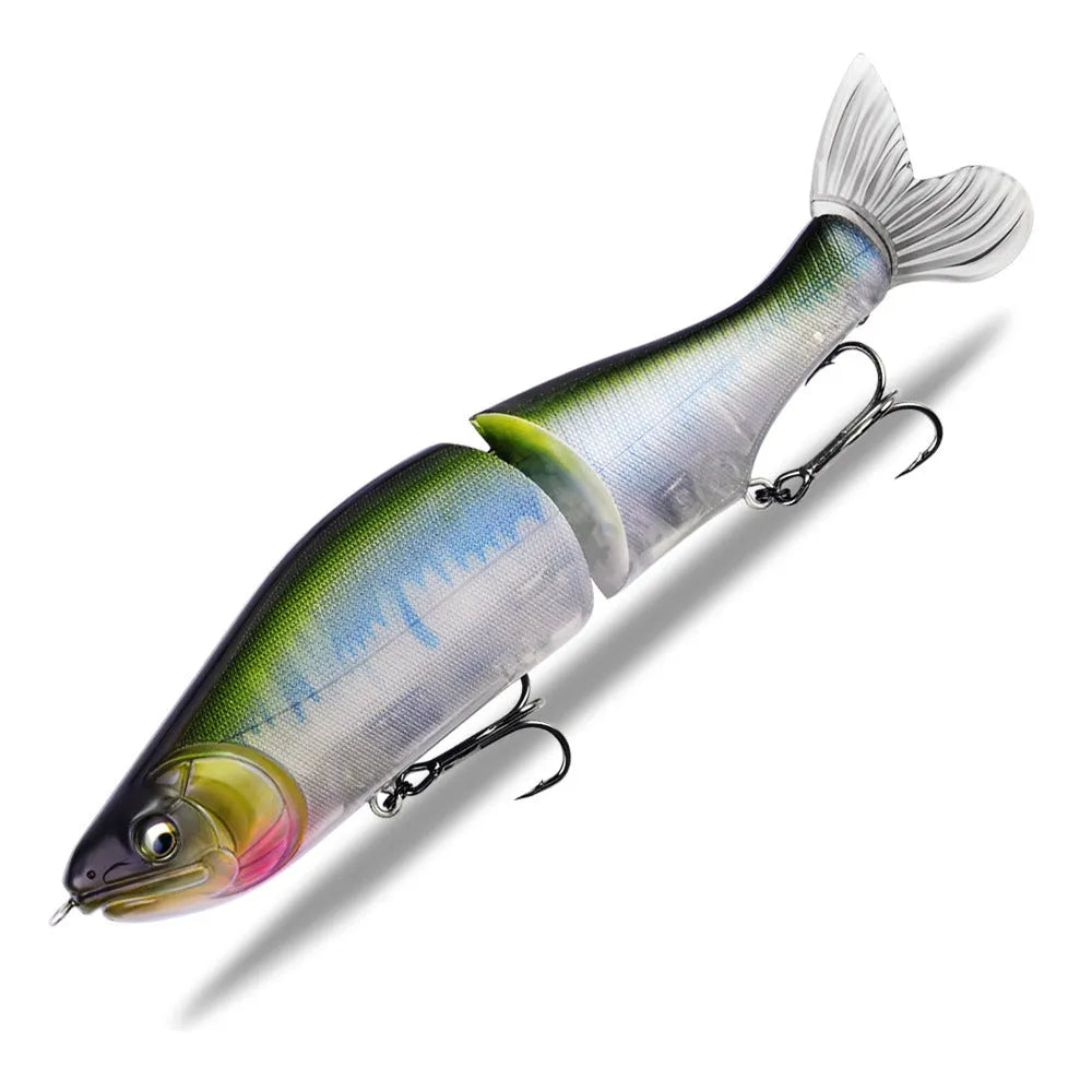185mm plastic fishing bait for bass fishing available in multiple colours