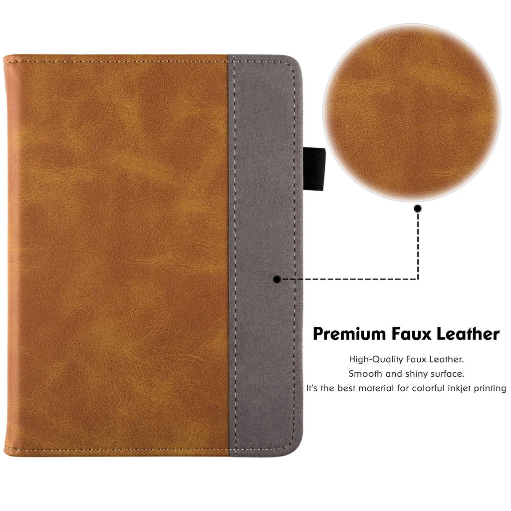Fabric Kindle Paperwhite 11 case with wrist strap bracket in various colours.