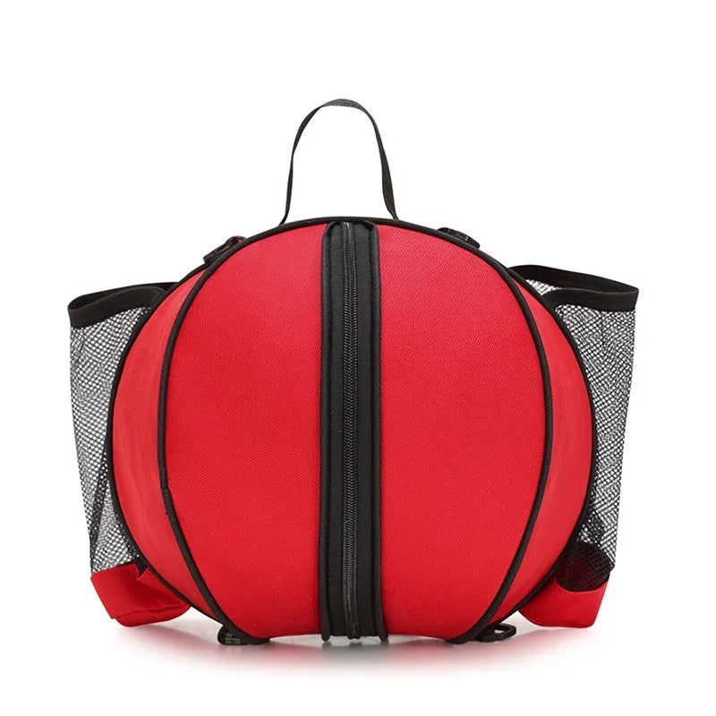 Oxford cloth basketball training bag showing 9 litre capacity with shoulder carrying options