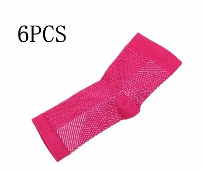 Compression foot sleeve for men women anti fatigue ankle support breathable nylon moisture wicking