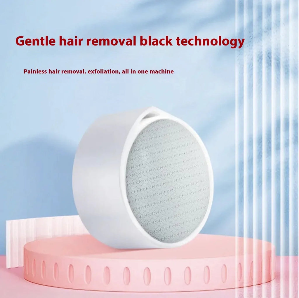 Nano glass epilator foot grinder device in 2-in-1 style colour for body hair removal