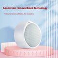Nano glass epilator foot grinder device in 2-in-1 style colour for body hair removal