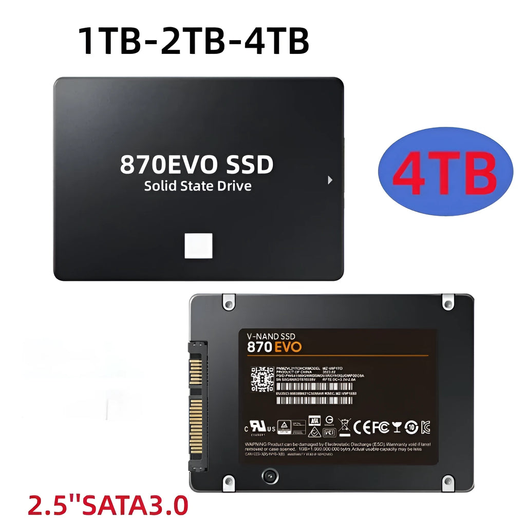 Samsung 870 EVO 2.5-inch SATA III internal solid state drive for PC and laptop upgrades.