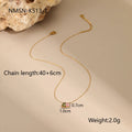 Geometric zircon necklace, ring, and earrings set with 18K gold plating on stainless steel