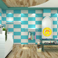Wear-resistant marble-effect PVC self-adhesive floor sticker, 30cm x 30cm x 1.5mm