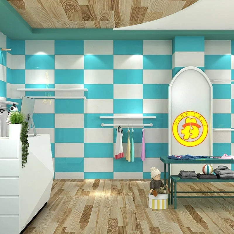 Wear-resistant marble-effect PVC self-adhesive floor sticker, 30cm x 30cm x 1.5mm