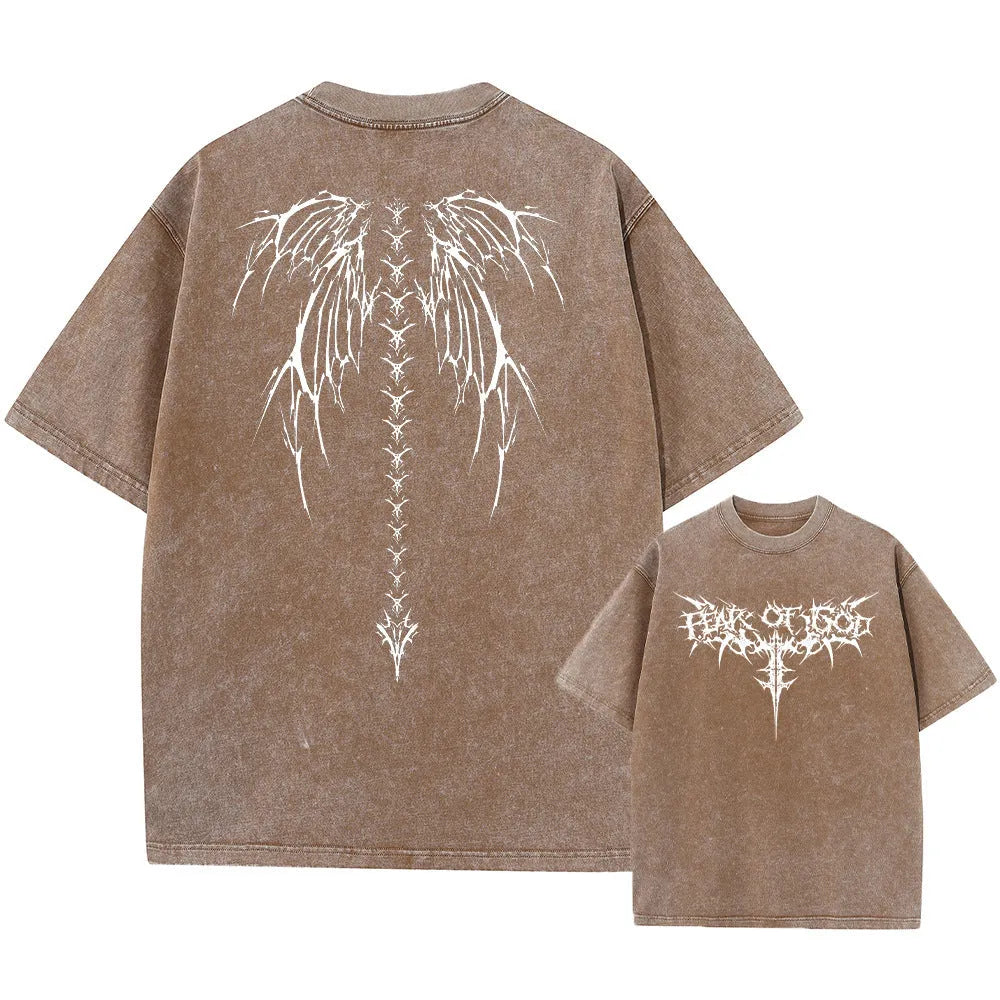 Men's oversized loose fit cotton t-shirt with drop shoulder sleeves in multiple colours