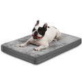 Double-sided waterproof leather dog bed for small medium dogs, bite-resistant removable crate mat, XS-XXL