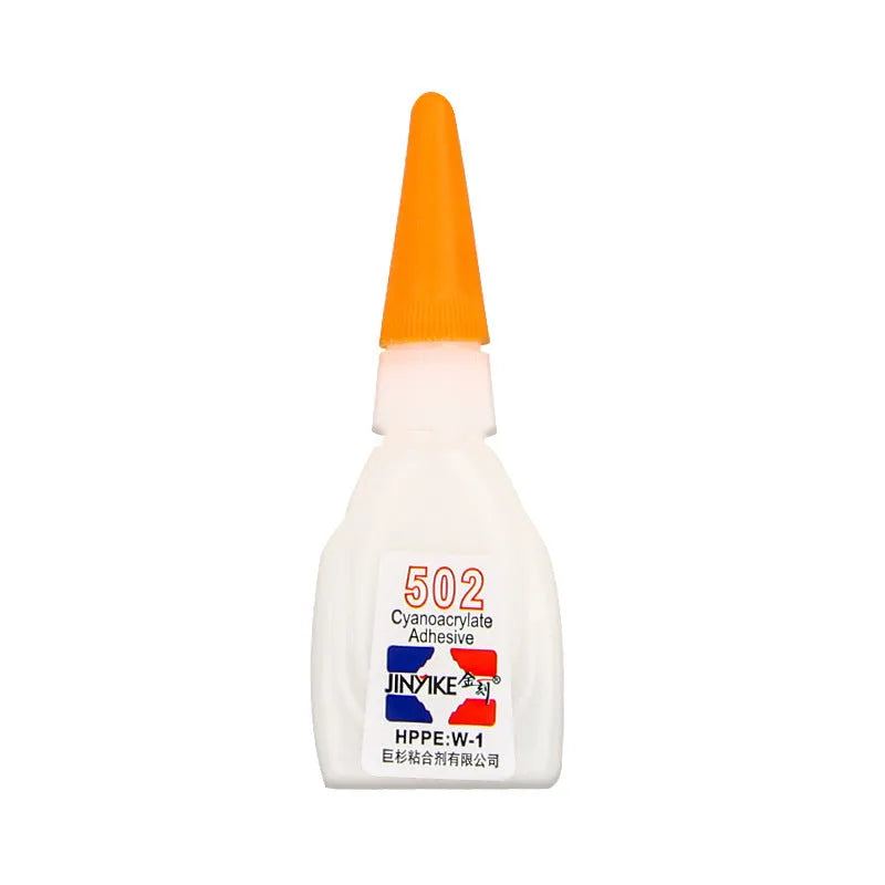 Shoe repair adhesive kit showing a glue tube and a 3x9 cm adhesive patch on a white background.