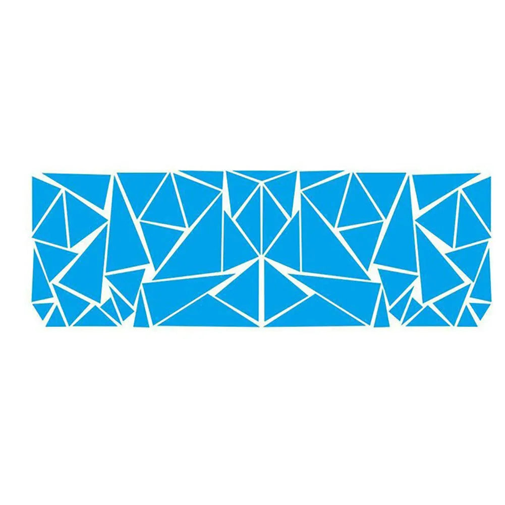 200 cm geometric car decoration sticker sheet for waistline and rear wheel modification in five colours