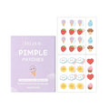 Cartoon acne relieving patches, 144 pack with tea tree oil, mint leaves, allantoin and salicylic acid