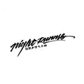 Nightwalker Car Decal sticker for rear windshield with text and number patterns in black, colourful, or pink colours