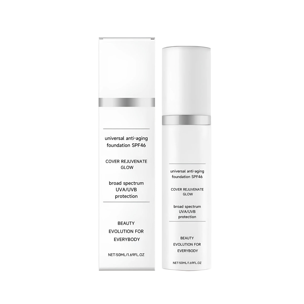 Concealer moisturizing liquid foundation 50ml with titanium dioxide and glycerol