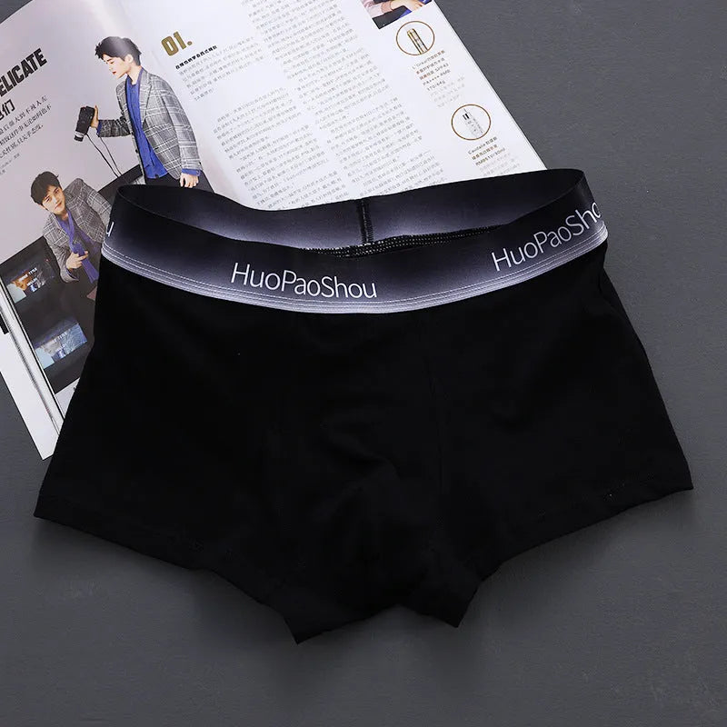 Gunner solid colour low waist cotton boxer briefs for men in multiple colours and sizes