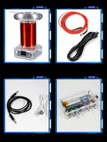 Music Tesla Coil SSTC driver board kit with controller, cables, and accessories for high-voltage lightning displays