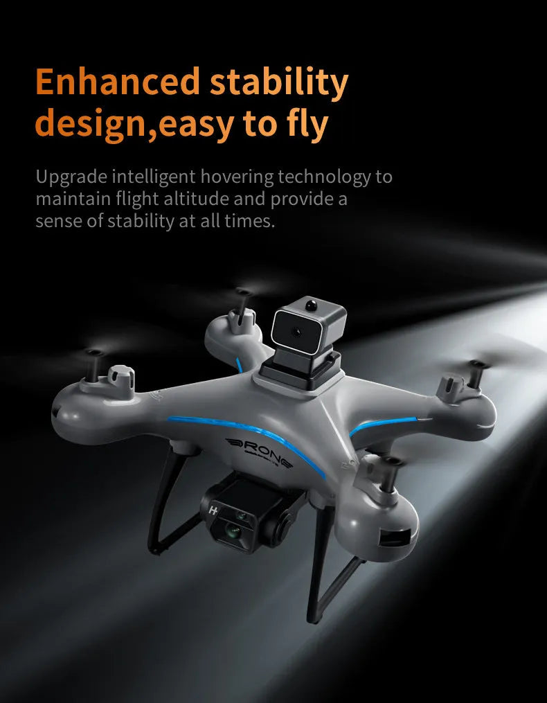 UAV HD drone for aerial photography with four-side obstacle avoidance and optical flow positioning, plastic, under 30cm