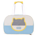 Foldable cat carrier backpack in Oxford cloth with 15 Jin capacity for pet transport