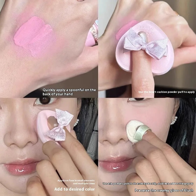 Strawberry Cupid Liquid Blush bottle with silicone applicator in choice of six shades.