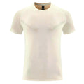 Men's loose breathable short-sleeved polyester top in solid colour, available in multiple shades