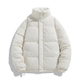 Double-sided corduroy cotton-padded coat with loose lapel, embroidery, 50cm length, available in seven colours and sizes S to 3XL.