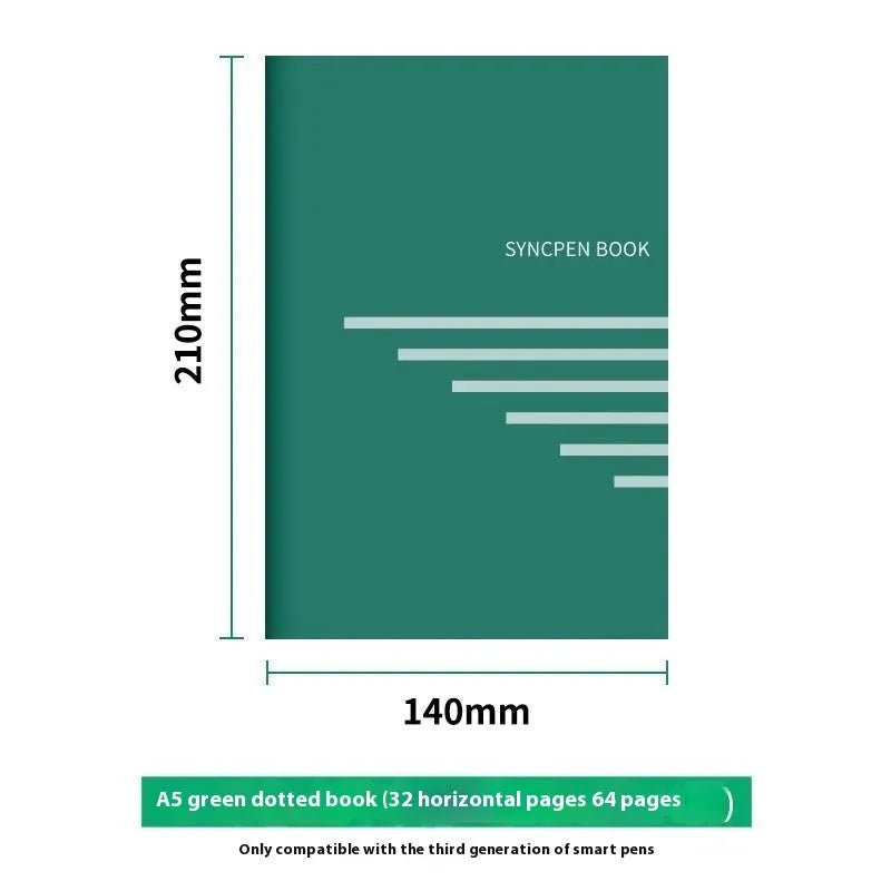 Loose spiral notebook filling paper refill pack with Zodiac Forest paper and metal-core pen refills