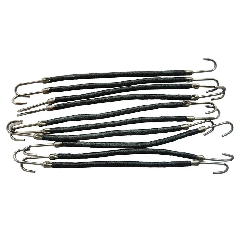 Double hook hair tool for wig making in solid colours